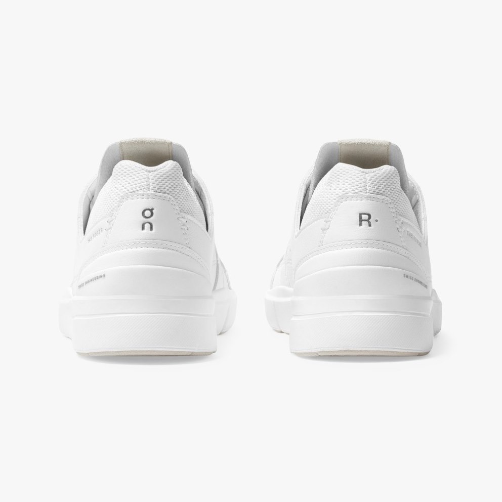 Men's On Cloud THE ROGER Clubhouse Sneakers White | NZ-21804