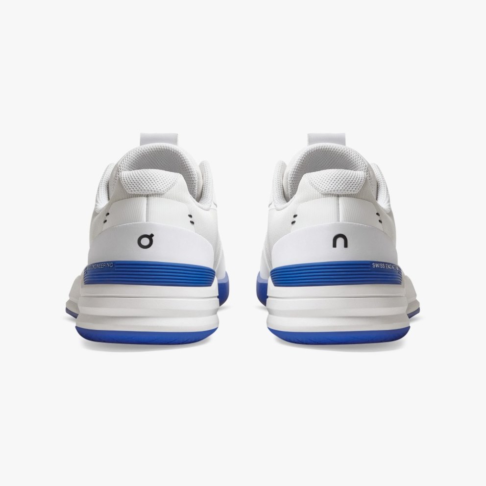 Men's On Cloud THE ROGER Pro Training Shoes White / Blue | NZ-60531