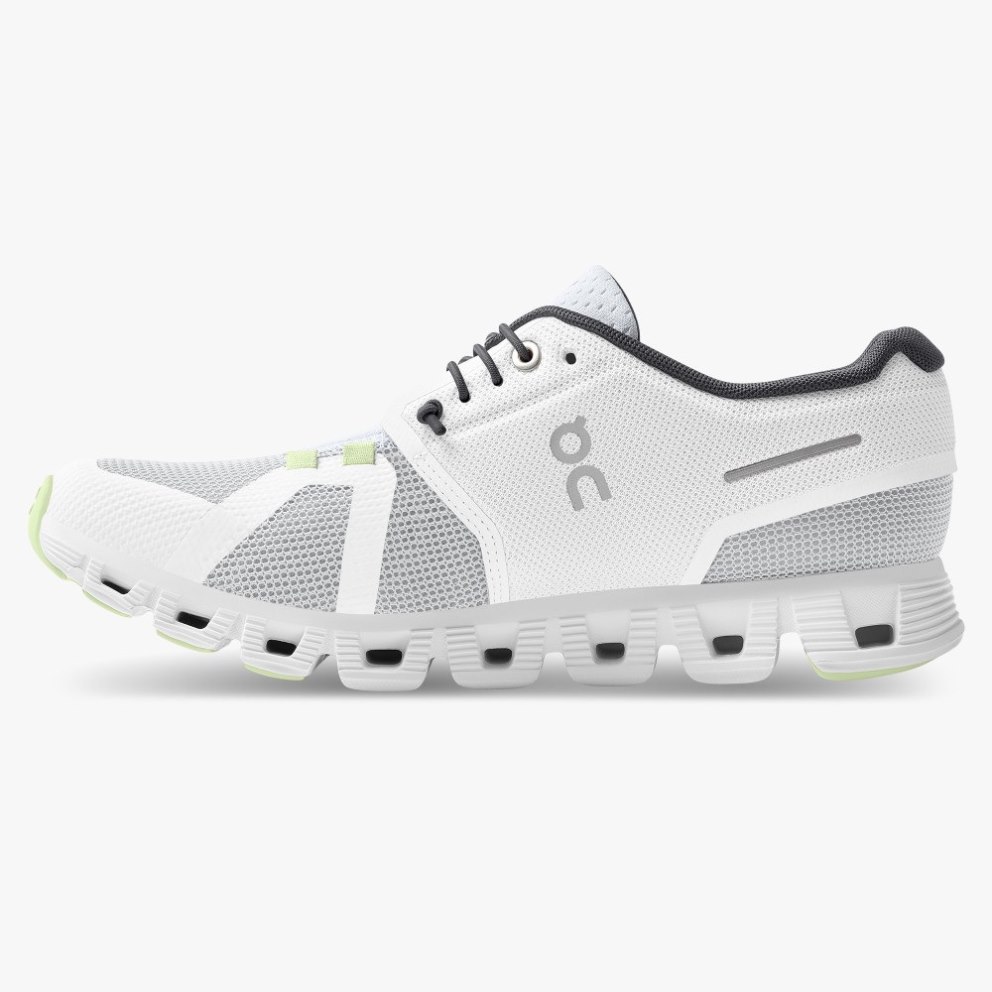 Women's On Cloud 5 Push Sneakers White | NZ-89756