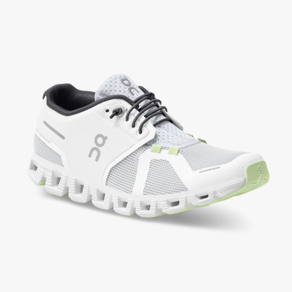 Women's On Cloud 5 Push Sneakers White | NZ-89756