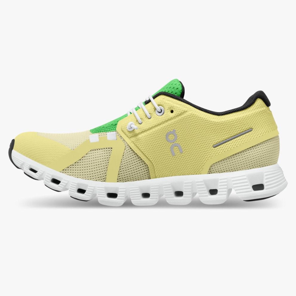 Women's On Cloud 5 Push Sneakers Yellow | NZ-39540