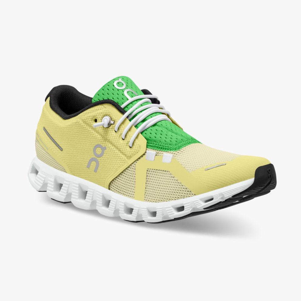 Women's On Cloud 5 Push Sneakers Yellow | NZ-39540