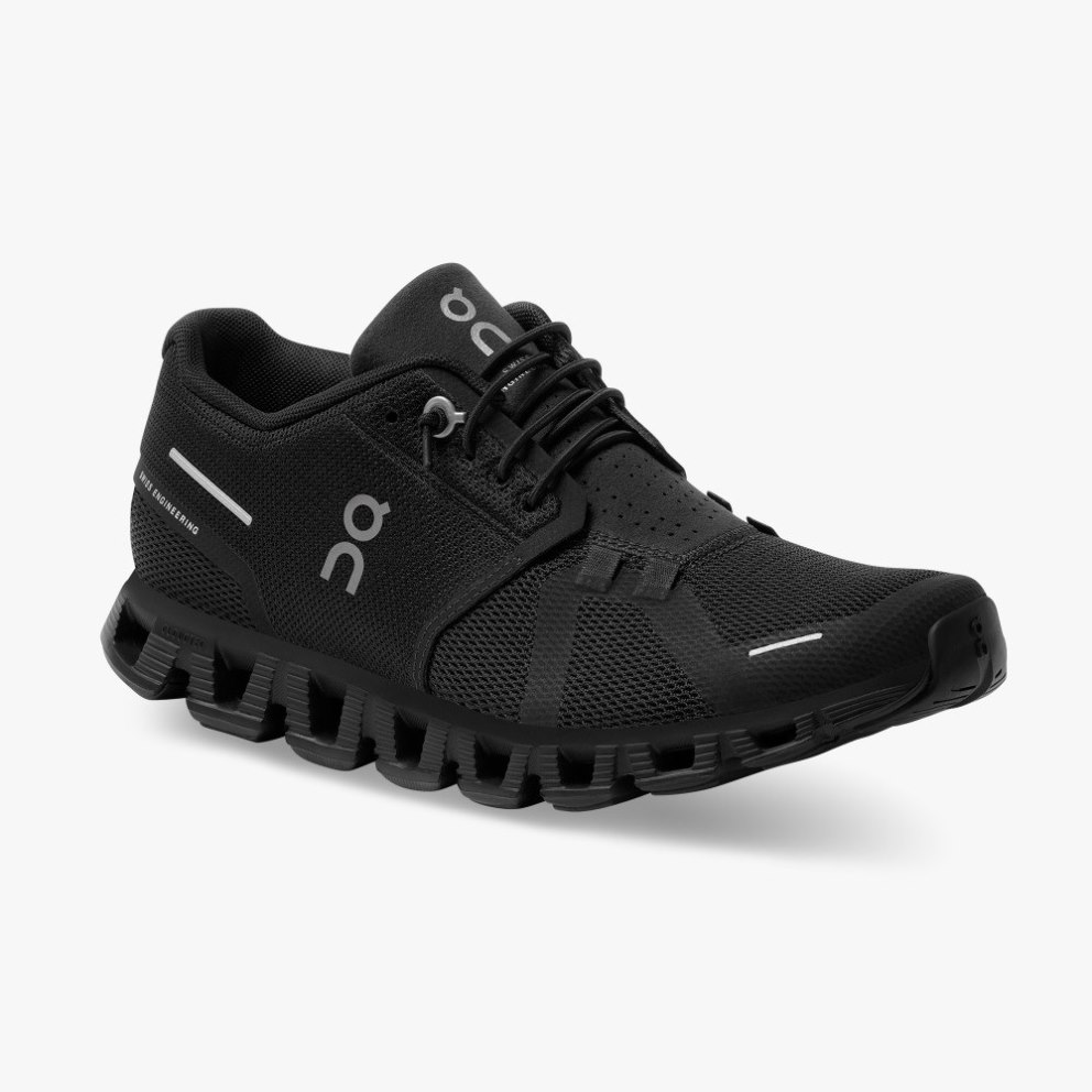 Women's On Cloud 5 Sneakers Black | NZ-96483