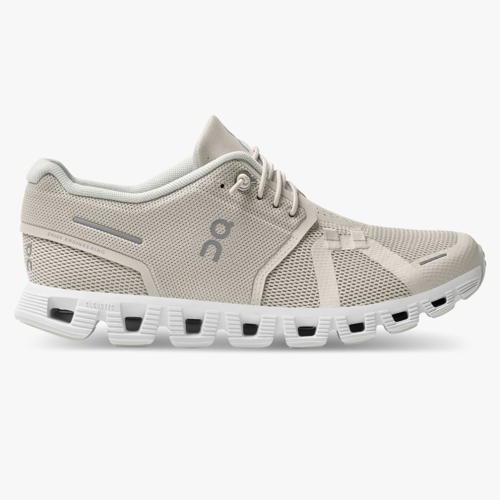 Women\'s On Cloud 5 Sneakers Light Grey | NZ-28170