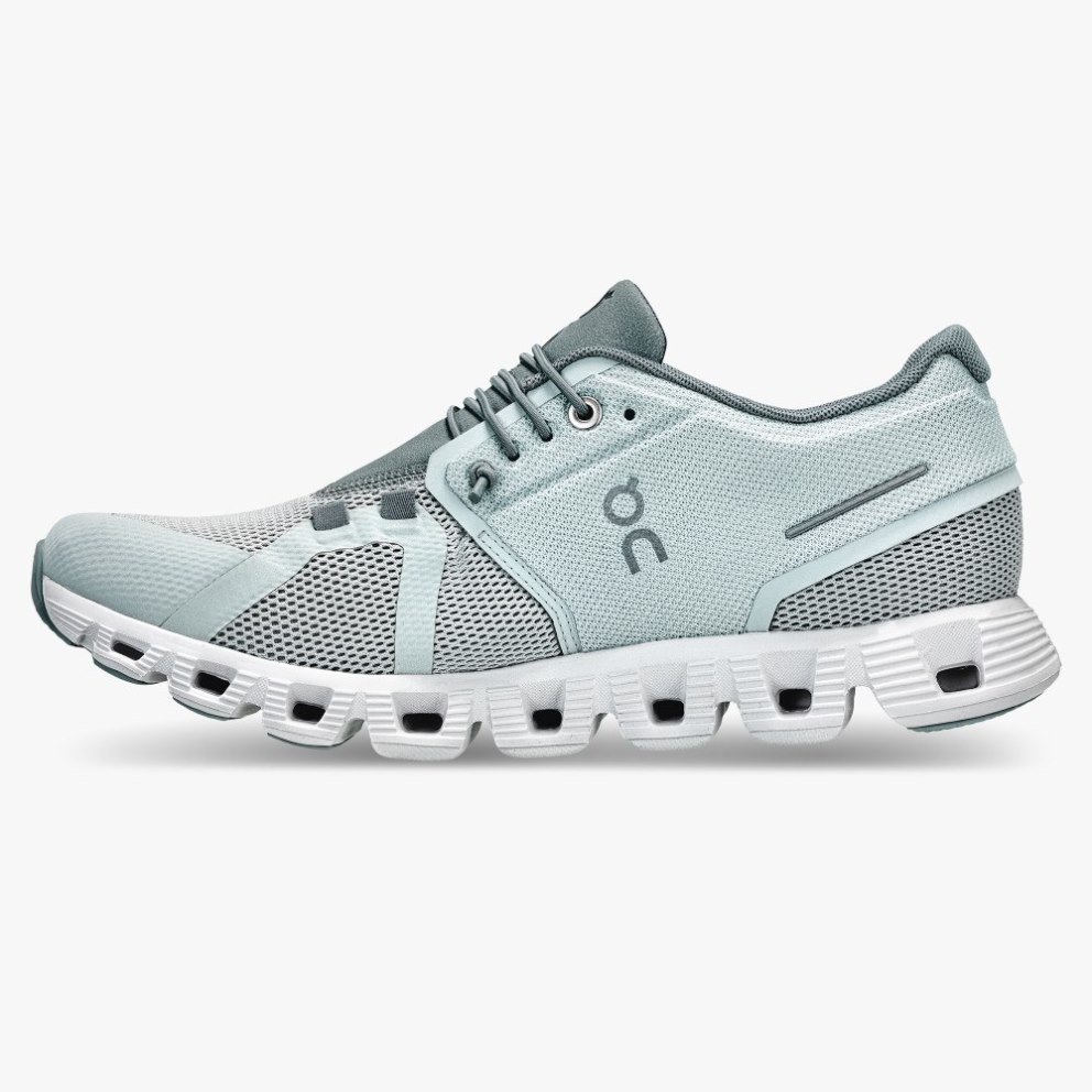 Women's On Cloud 5 Sneakers Mint | NZ-70564