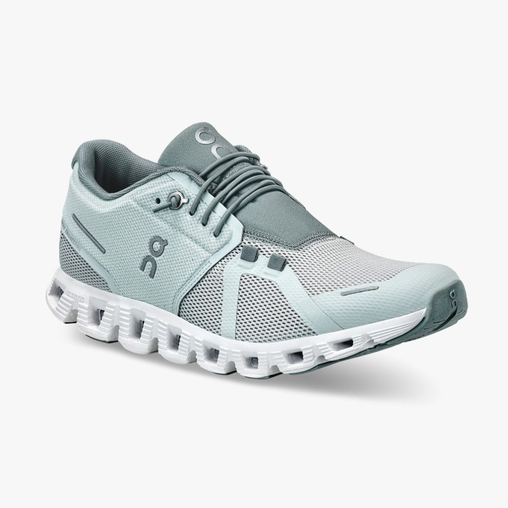 Women's On Cloud 5 Sneakers Mint | NZ-70564