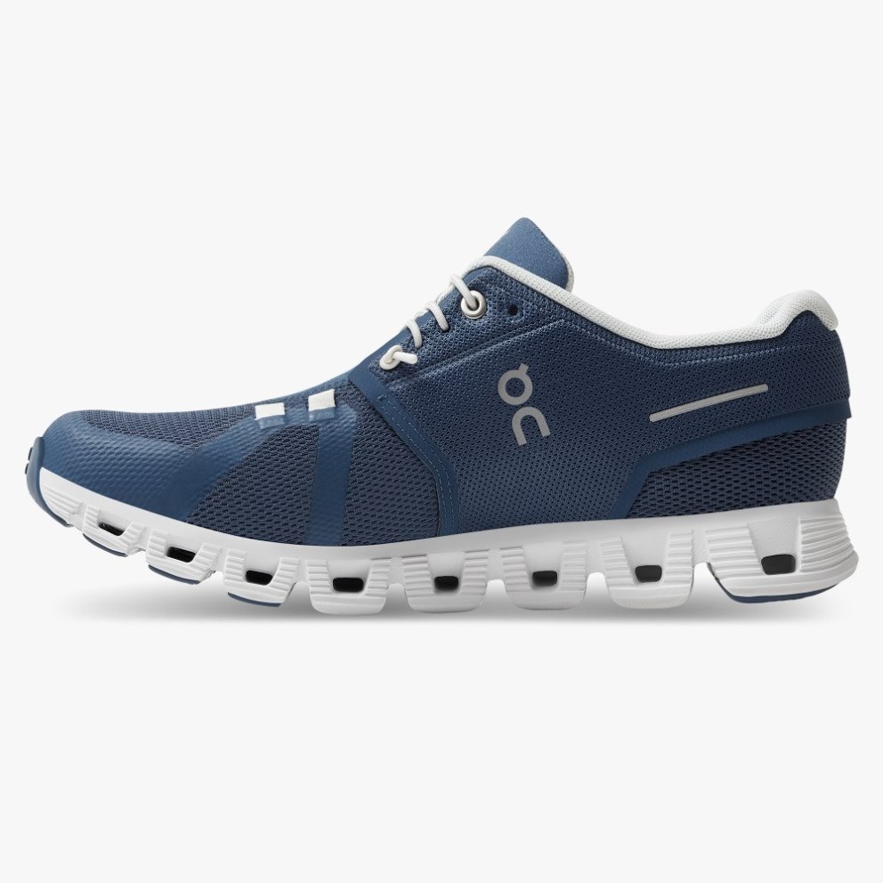 Women's On Cloud 5 Sneakers Navy | NZ-80679