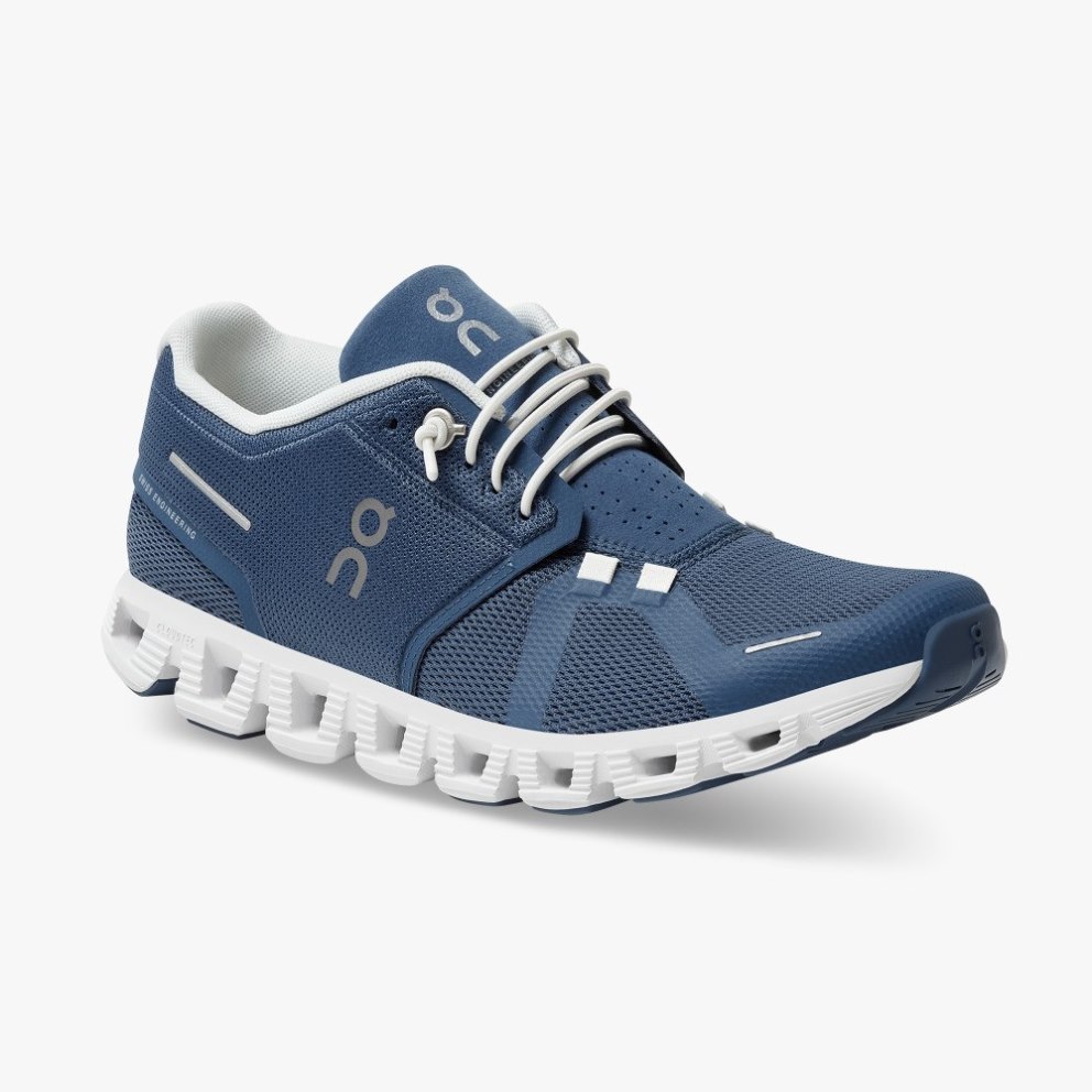 Women's On Cloud 5 Sneakers Navy | NZ-80679