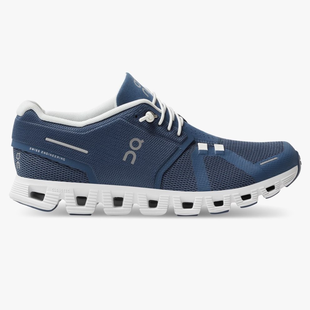 Women\'s On Cloud 5 Sneakers Navy | NZ-80679