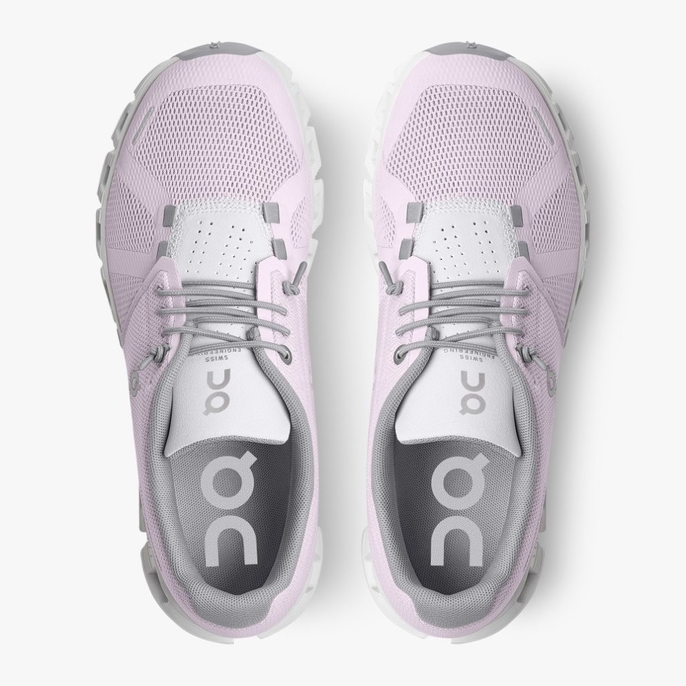 Women's On Cloud 5 Sneakers Pink | NZ-43089