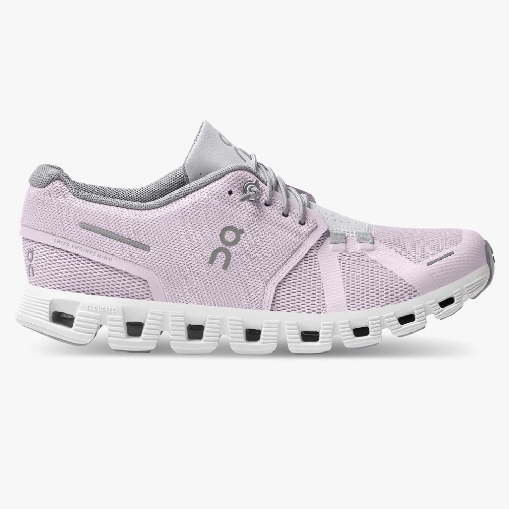 Women\'s On Cloud 5 Sneakers Pink | NZ-43089