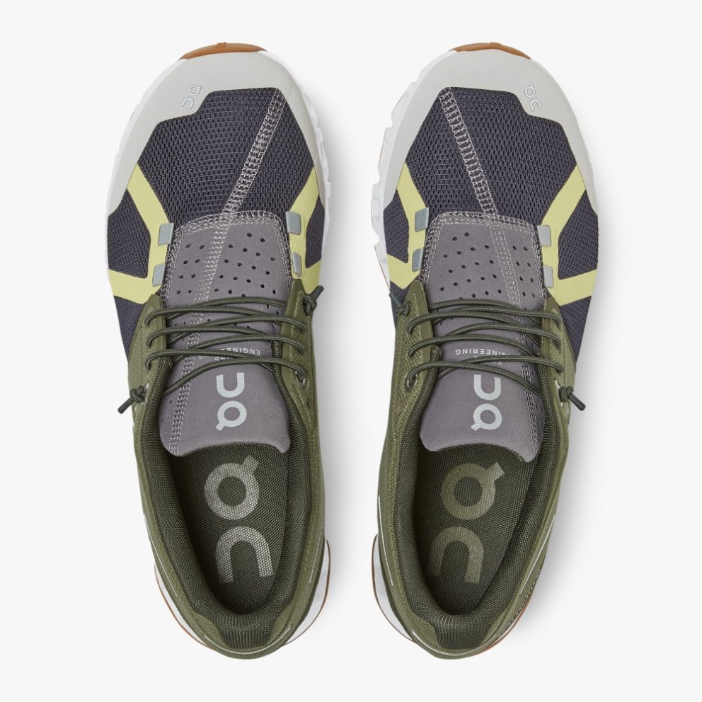 Women's On Cloud 70 | 30 Sneakers Olive / Navy | NZ-93028