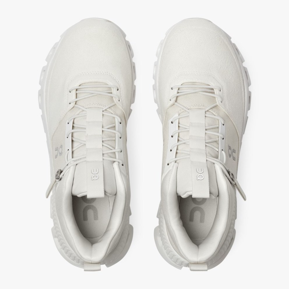 Women's On Cloud Hi Sneakers Cream | NZ-16248