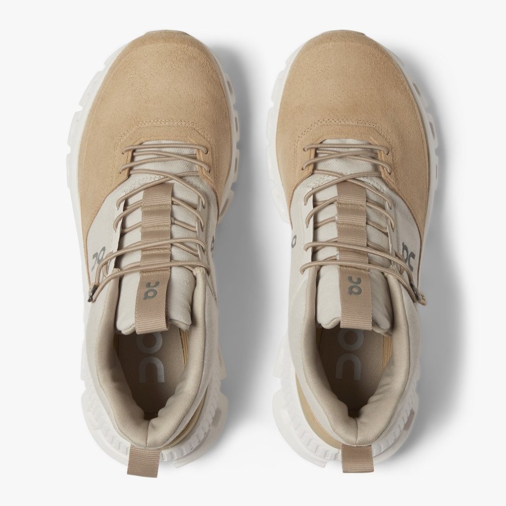 Women's On Cloud Hi Sneakers Khaki | NZ-13872