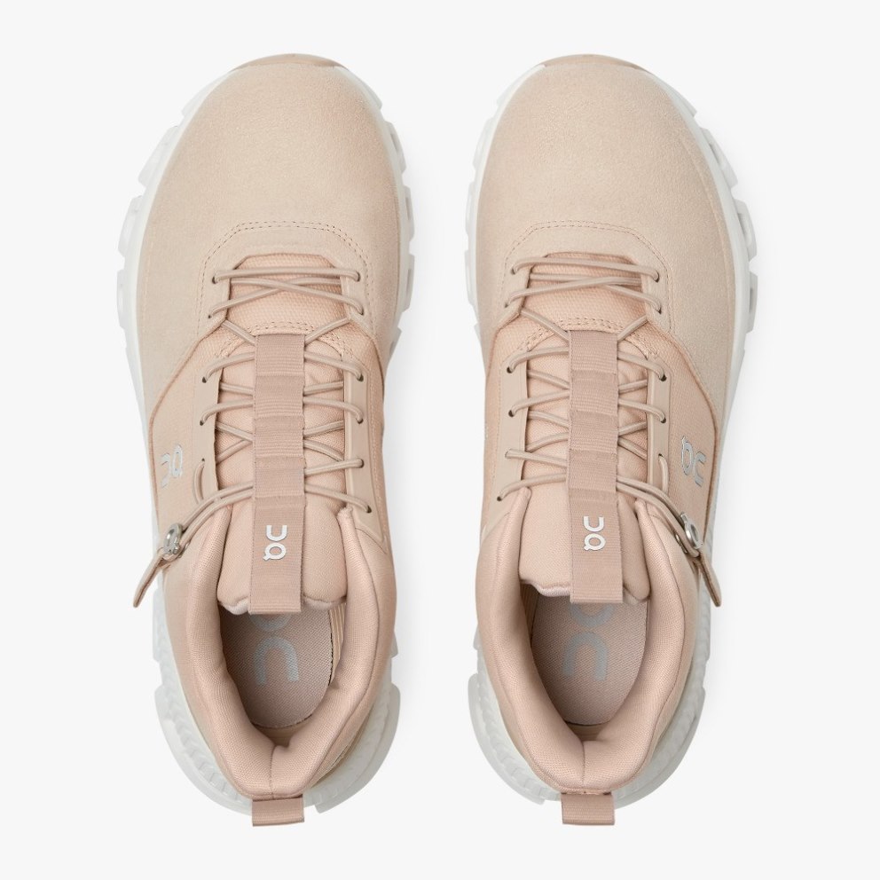 Women's On Cloud Hi Sneakers Rose | NZ-28913