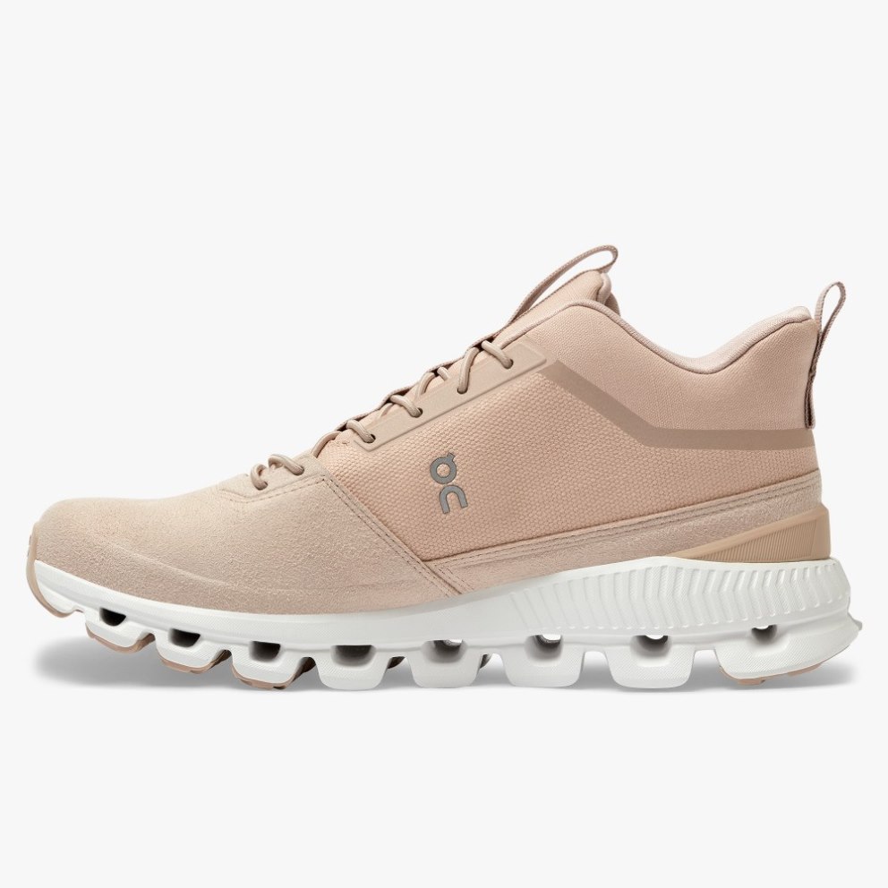 Women's On Cloud Hi Sneakers Rose | NZ-28913