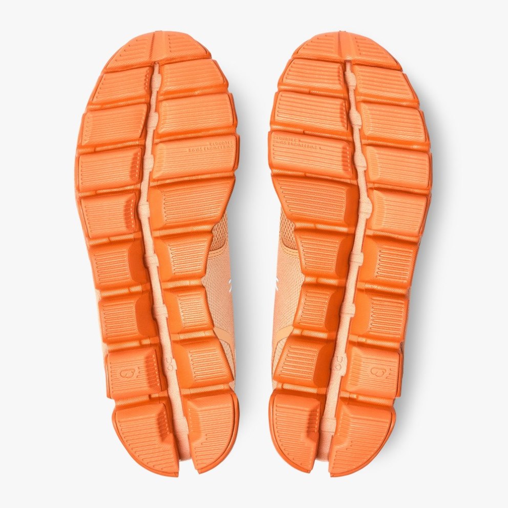 Women's On Cloud Monochrome Sneakers Orange | NZ-18942