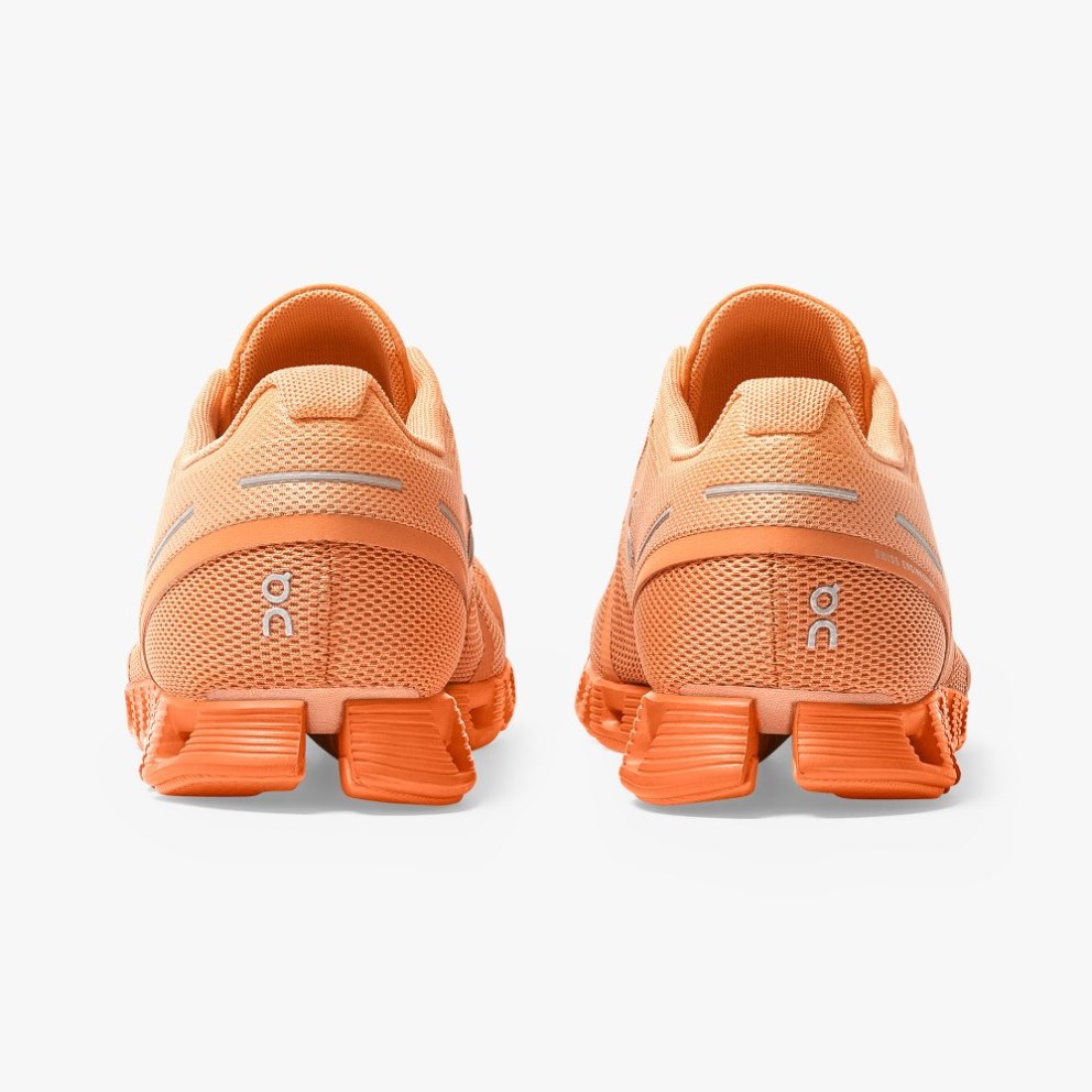 Women's On Cloud Monochrome Sneakers Orange | NZ-18942