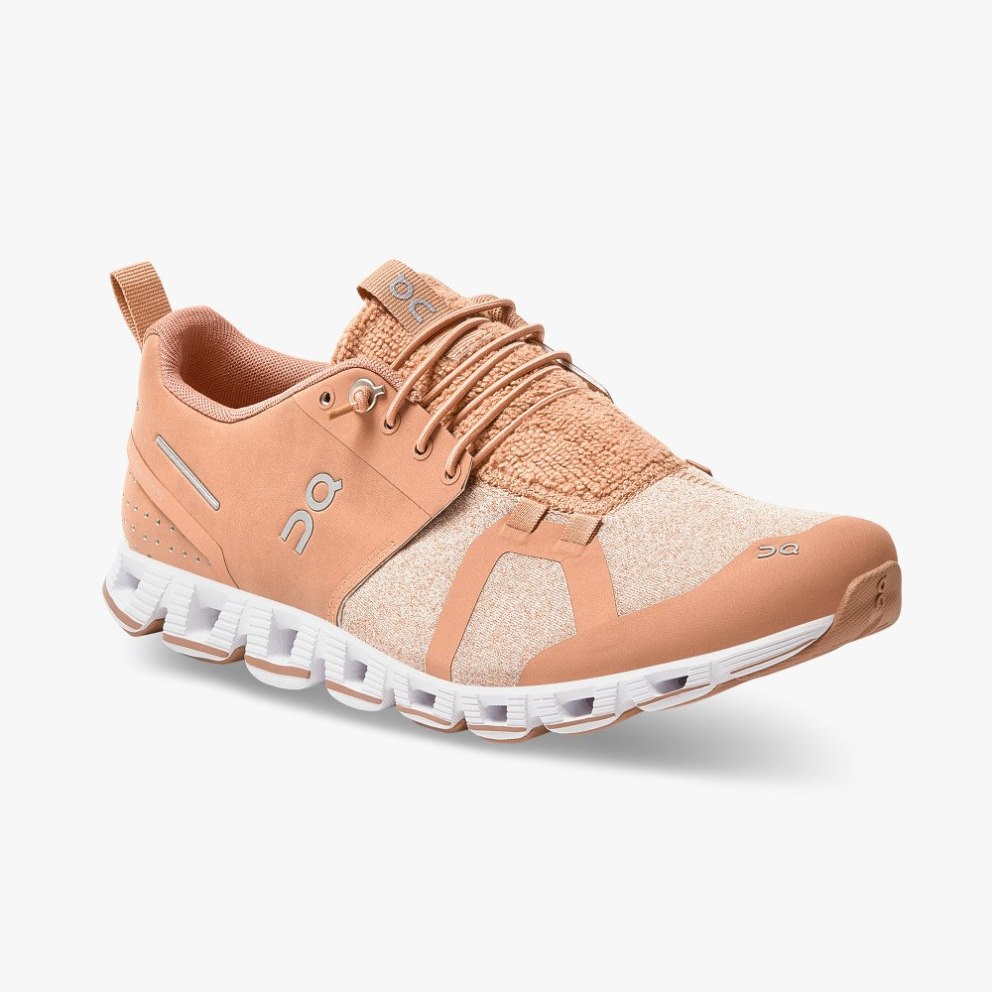 Women's On Cloud Terry Sneakers Coral | NZ-54816