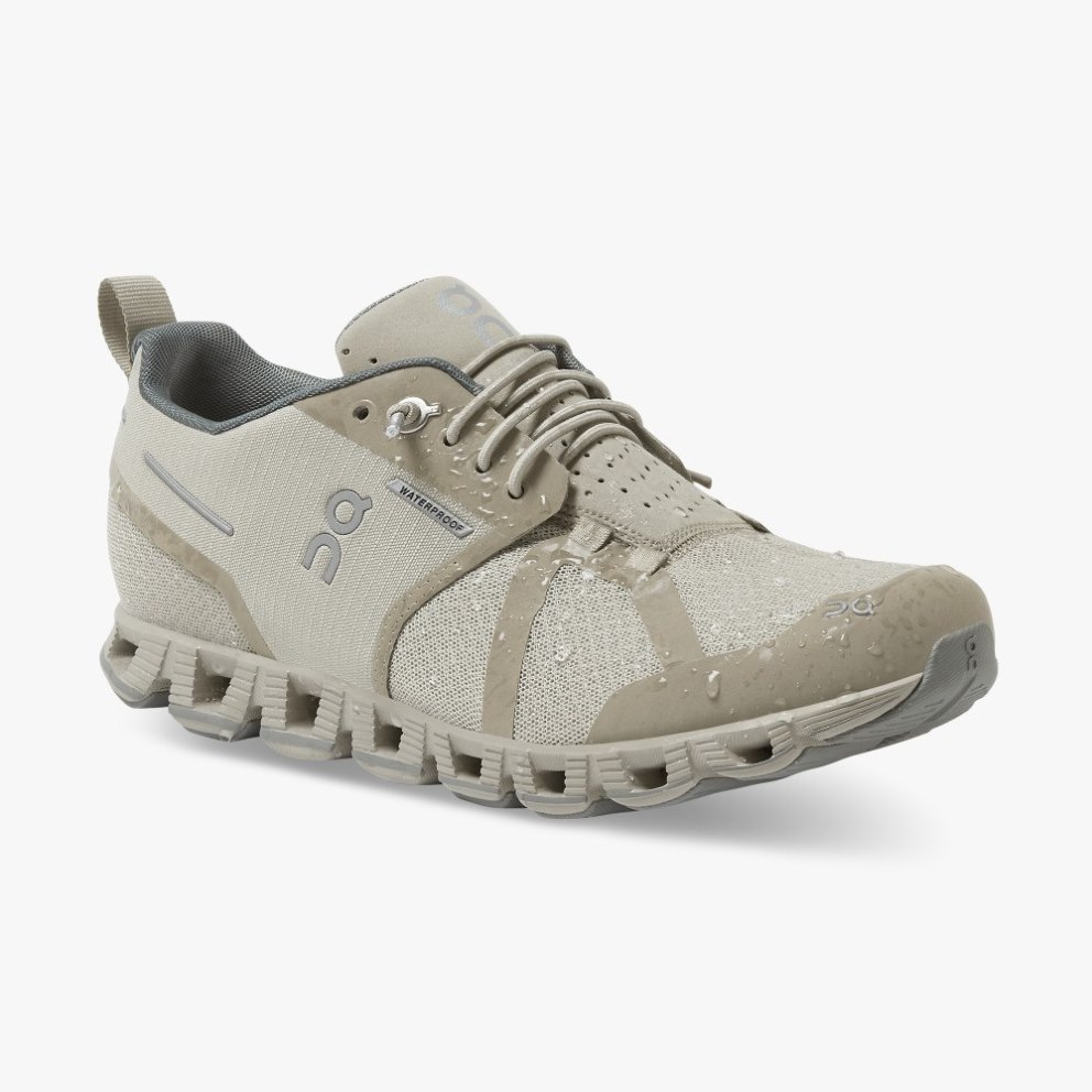 Women's On Cloud Waterproof Sneakers Grey | NZ-35926