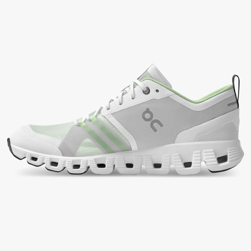 Women's On Cloud X Shift Training Shoes White / Mint | NZ-97421