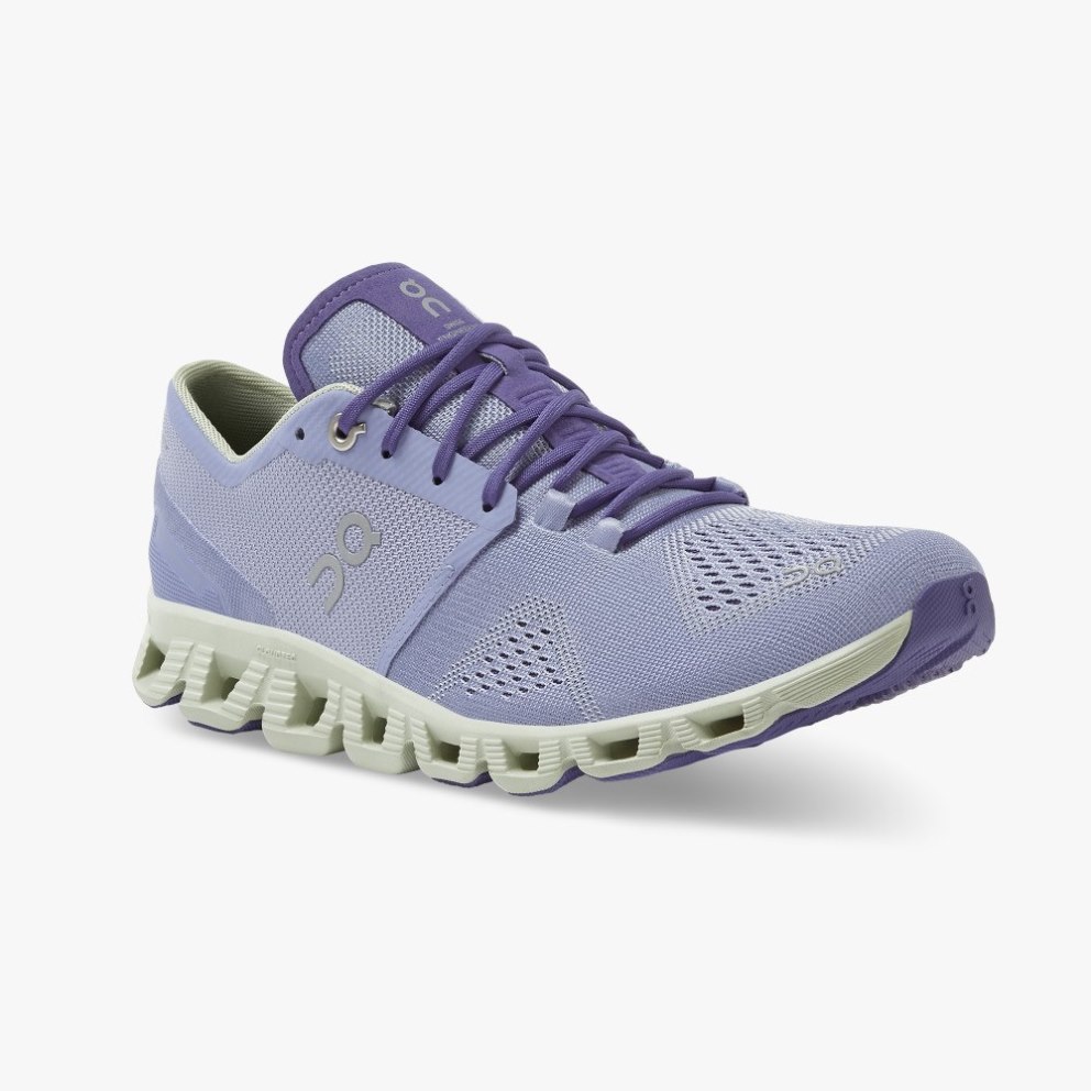 Women's On Cloud X Training Shoes Lavender | NZ-23781