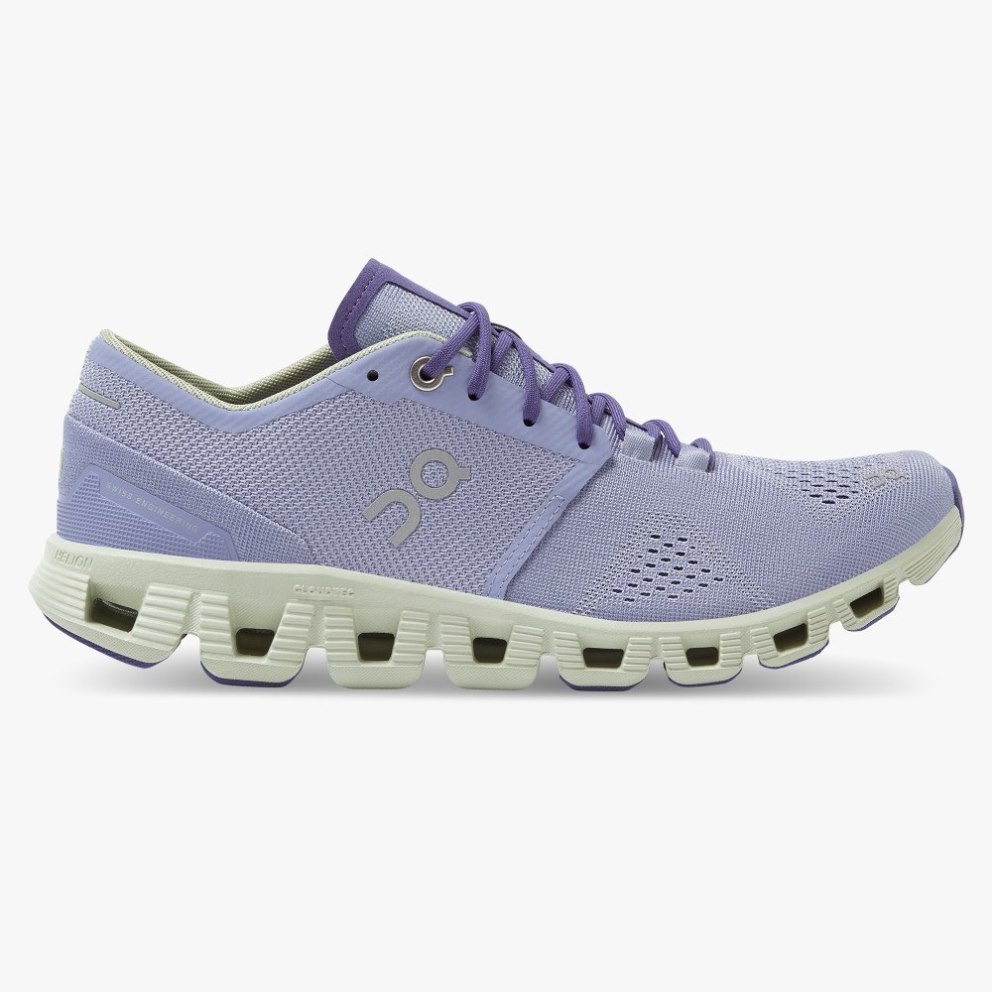 Women\'s On Cloud X Training Shoes Lavender | NZ-23781