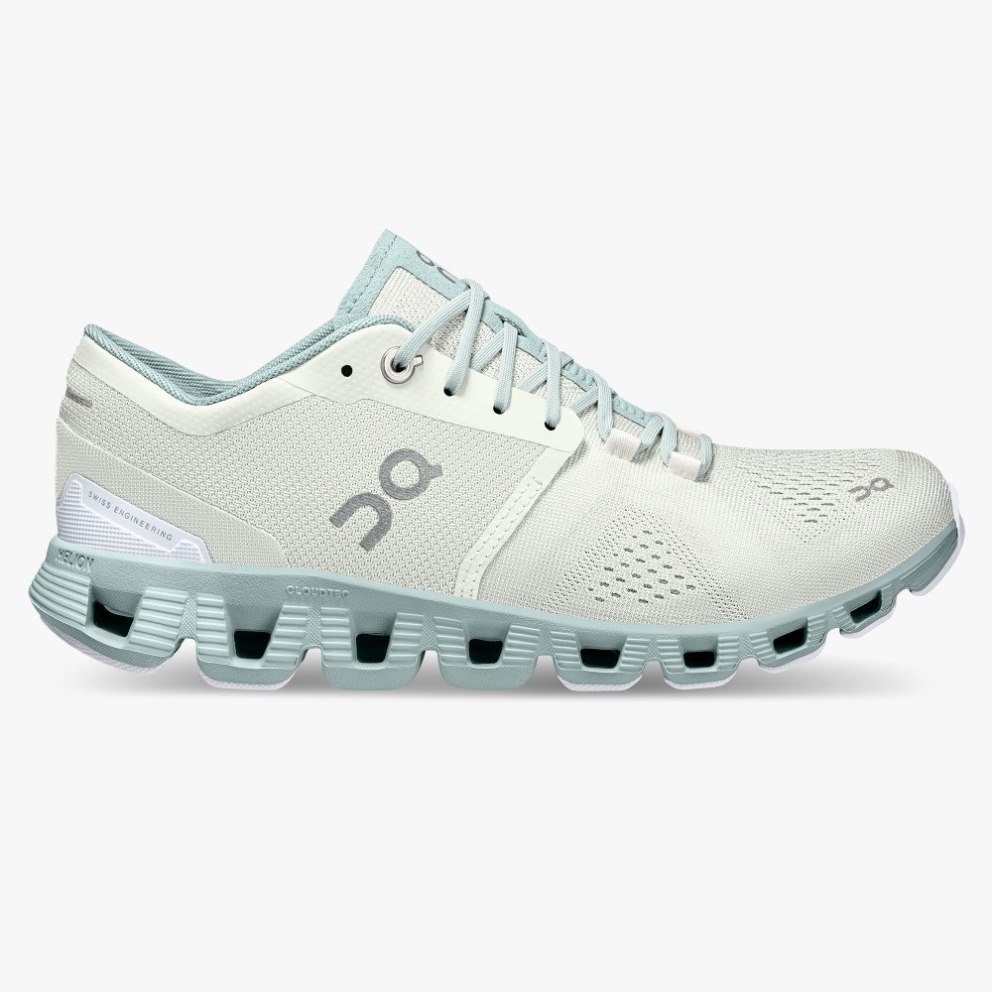 Women\'s On Cloud X Training Shoes Mint | NZ-49720