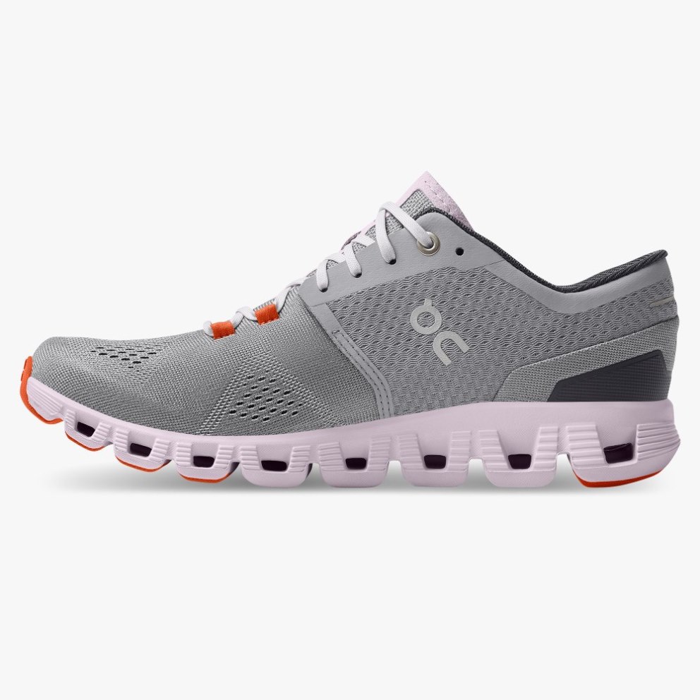 Women's On Cloud X Training Shoes Grey | NZ-82513