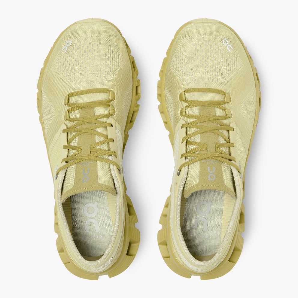 Women's On Cloud X Training Shoes Mustard | NZ-86219