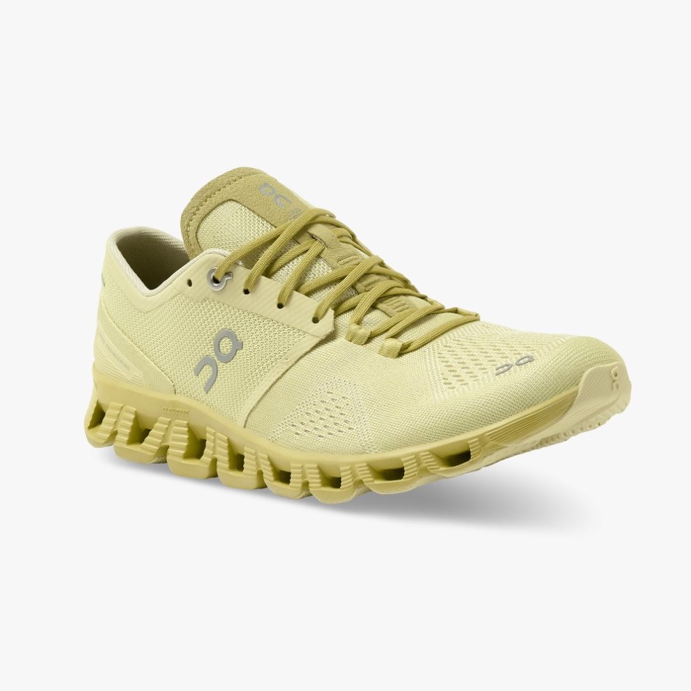 Women's On Cloud X Training Shoes Mustard | NZ-86219