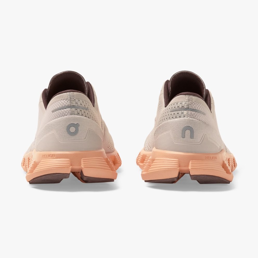 Women's On Cloud X Training Shoes Apricot | NZ-92748