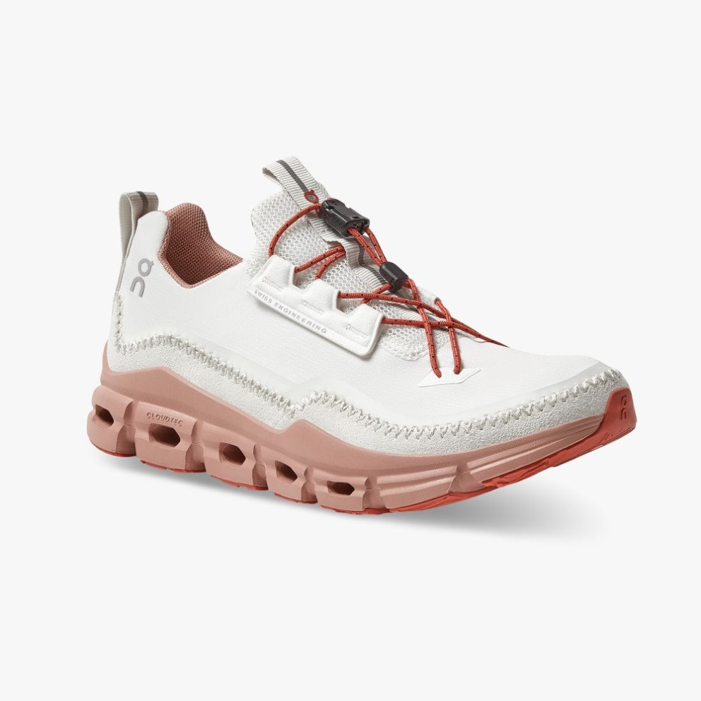 Women's On Cloudaway Sneakers White / Pink | NZ-13082