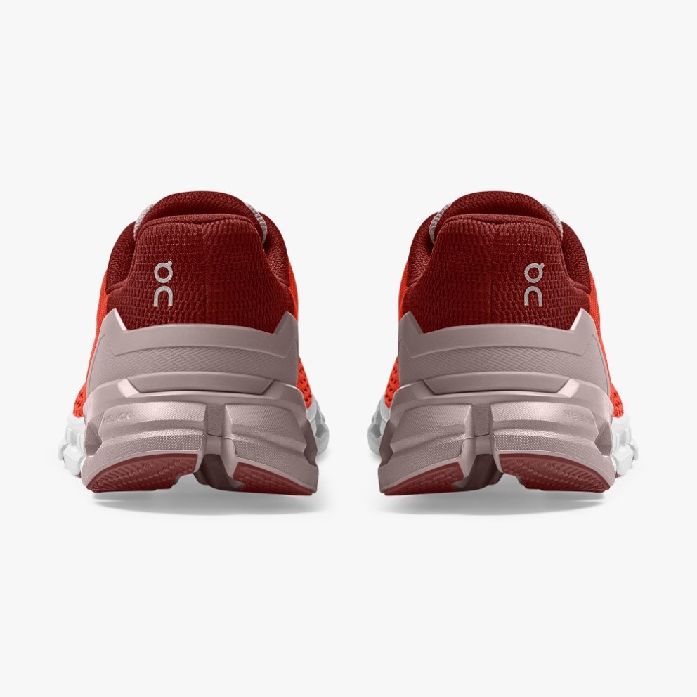 Women's On Cloudflyer Running Shoes Red | NZ-10895