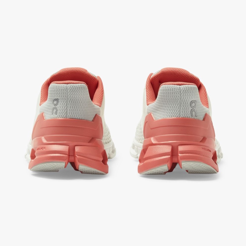 Women's On Cloudflyer Running Shoes Cream / Coral | NZ-71803