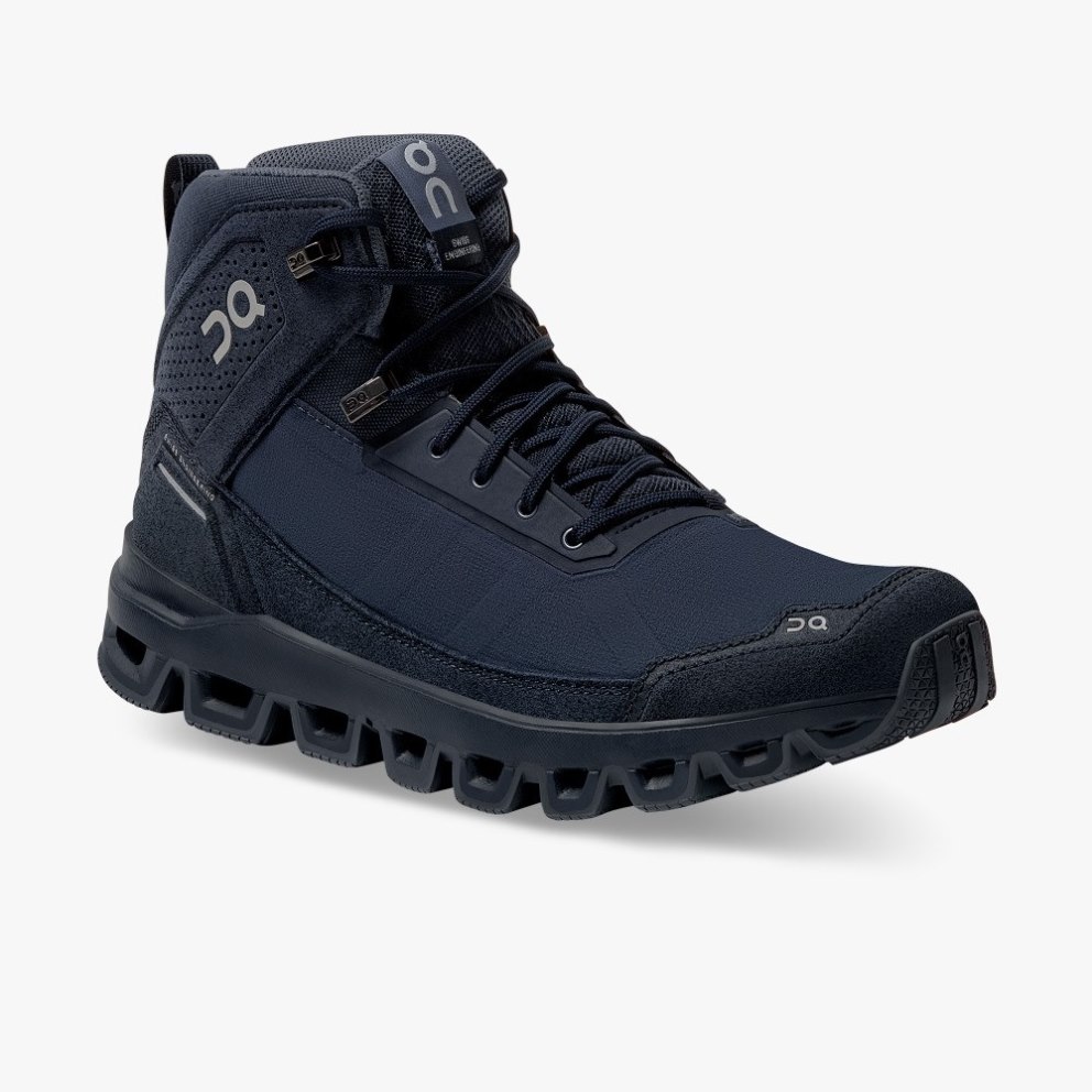 Women's On Cloudridge Hiking Boots Navy | NZ-17283