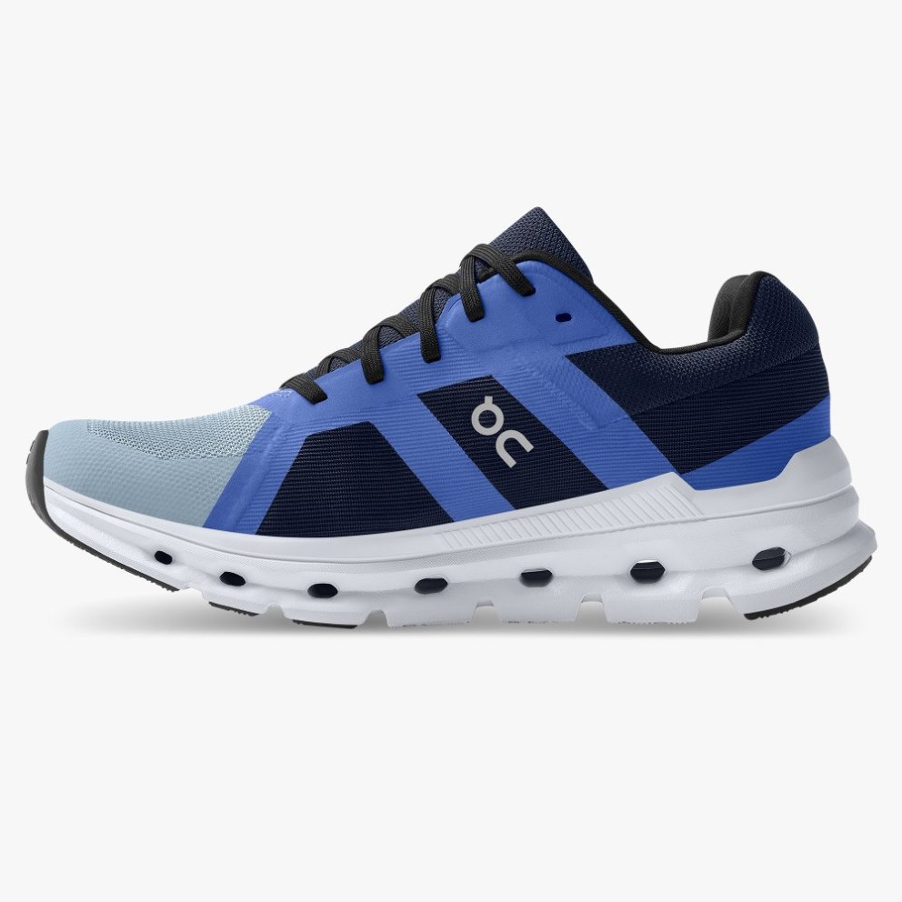 Women's On Cloudrunner Running Shoes Blue | NZ-62183