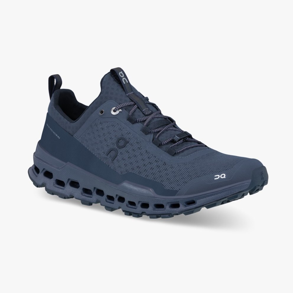 Women's On Cloudultra Nite Hiking Shoes Navy | NZ-07216