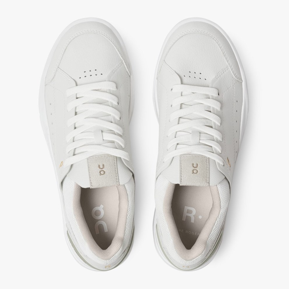 Women's On Cloud THE ROGER Centre Court Sneakers White | NZ-13745