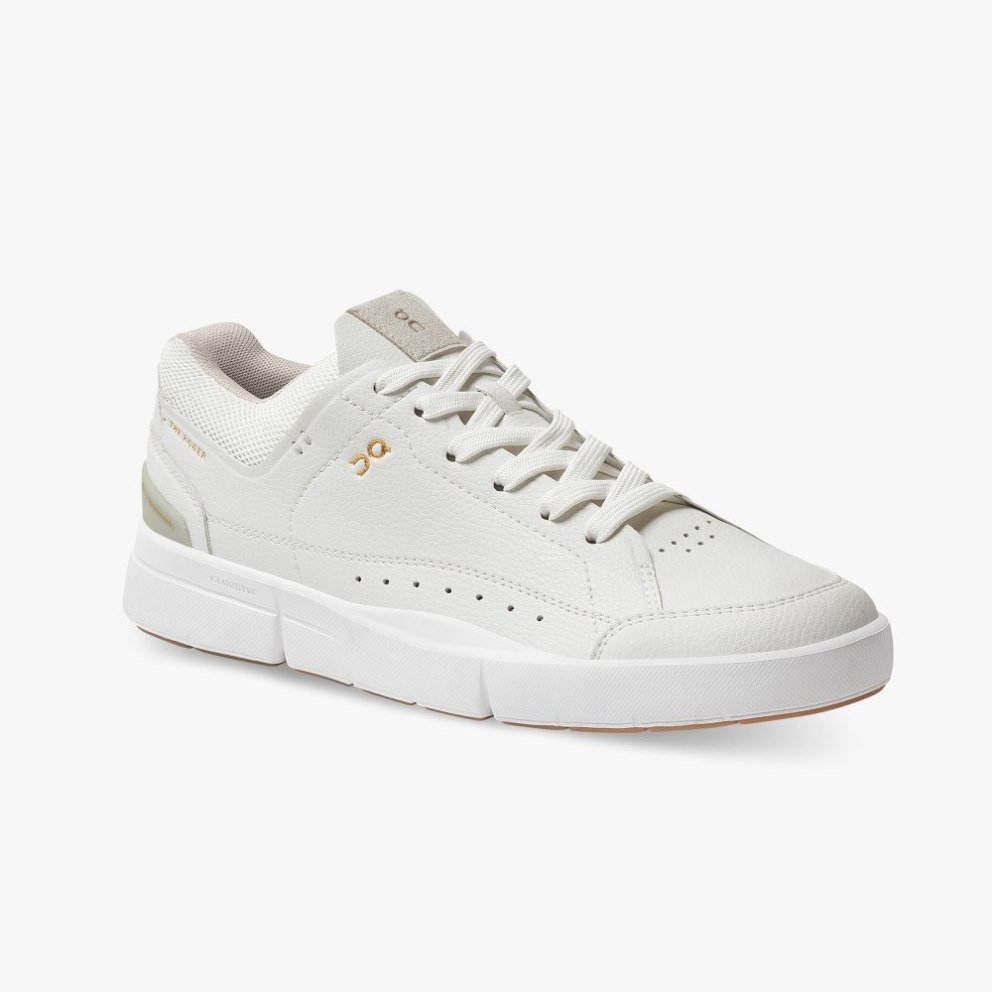 Women's On Cloud THE ROGER Centre Court Sneakers White | NZ-13745