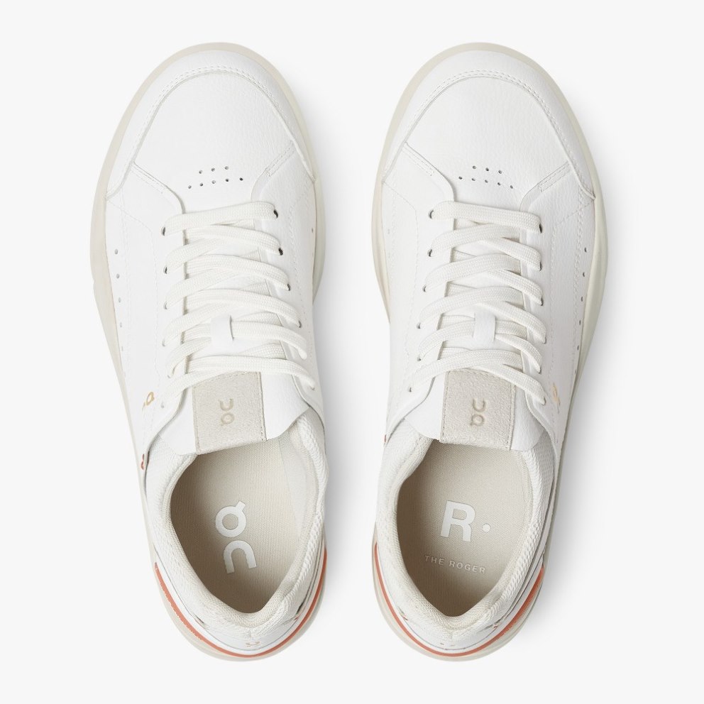 Women's On Cloud THE ROGER Centre Court Sneakers White | NZ-27516