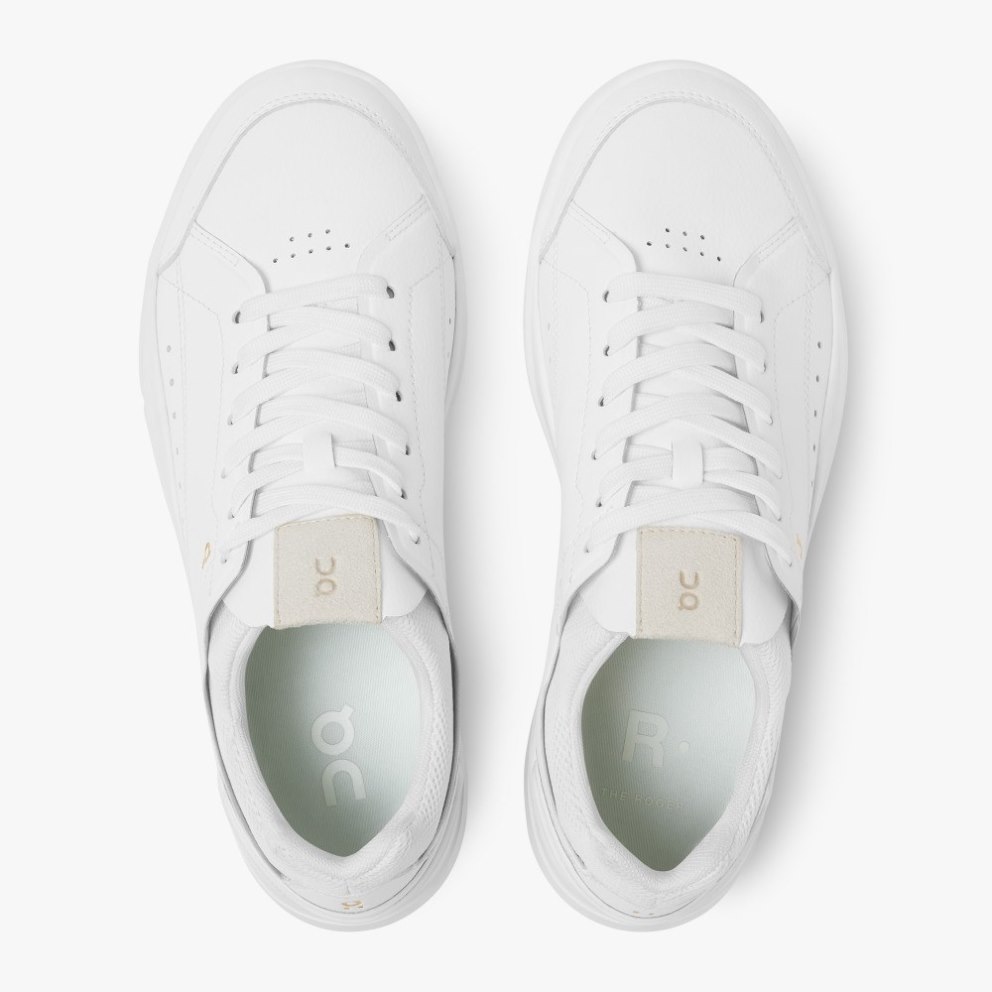 Women's On Cloud THE ROGER Centre Court Sneakers White | NZ-53718