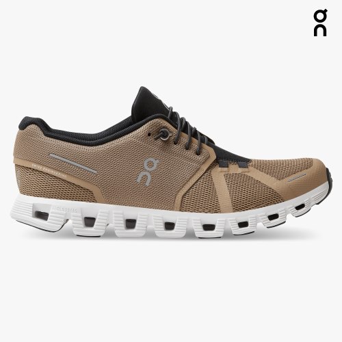 Men's On Cloud 5 Sneakers Brown | NZ-80352