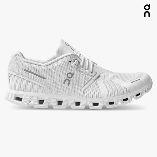 Men's On Cloud 5 Sneakers White | NZ-93708