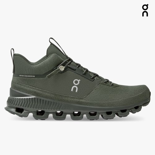 Men's On Cloud Hi Sneakers Olive | NZ-32560