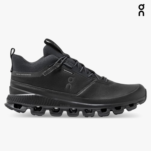 Men's On Cloud Hi Waterproof Sneakers Black | NZ-49508