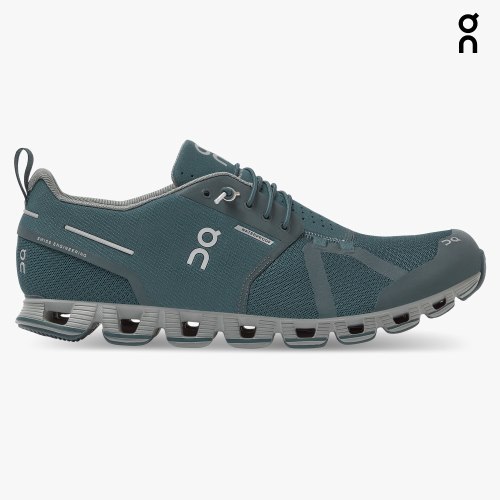 Men's On Cloud Waterproof Sneakers Green | NZ-71824