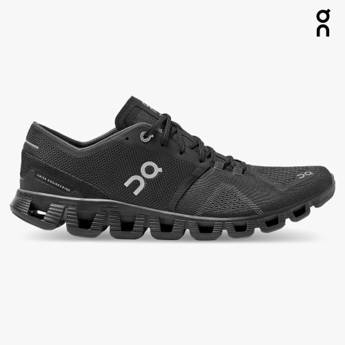 Men's On Cloud X Training Shoes Black | NZ-67483