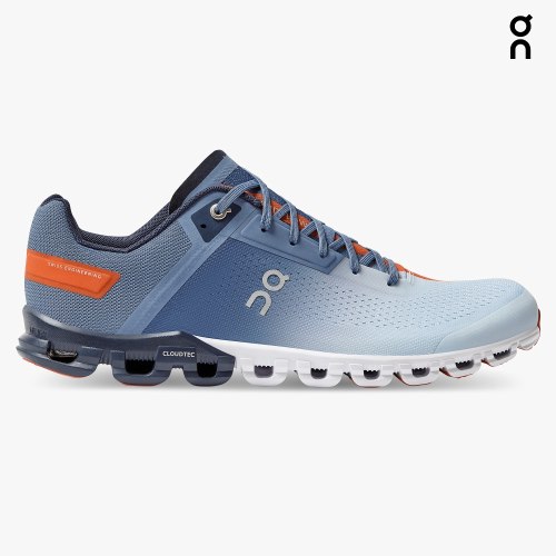 Men's On Cloudflow Running Shoes Blue | NZ-58361