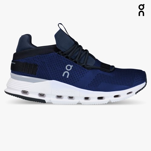 Men's On Cloudnova Sneakers Navy | NZ-74920